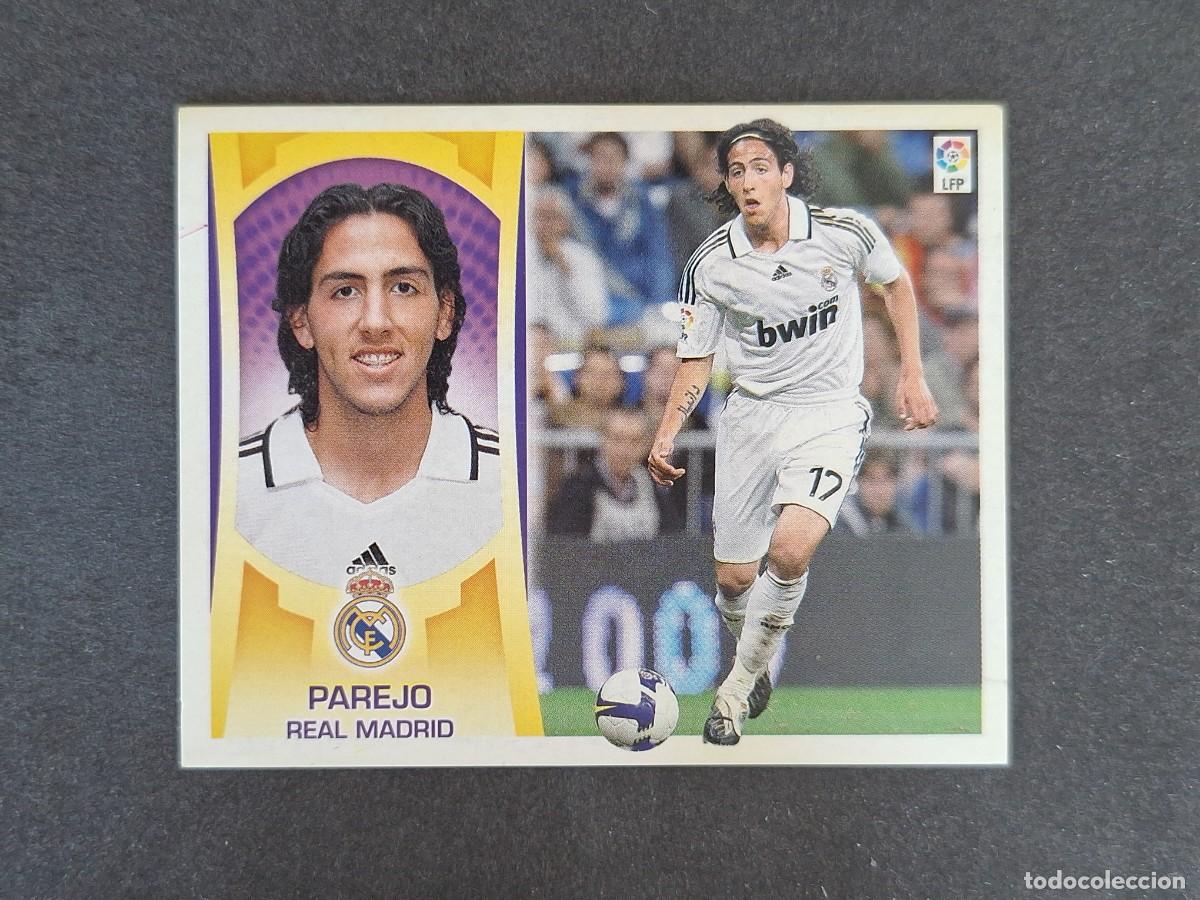 Cromos de f&uacute;tbol: L4 PAREJO REAL MADRID LIGA ESTE 2009 2010 09 10 NUNCA PEGADO SIN PEGAR