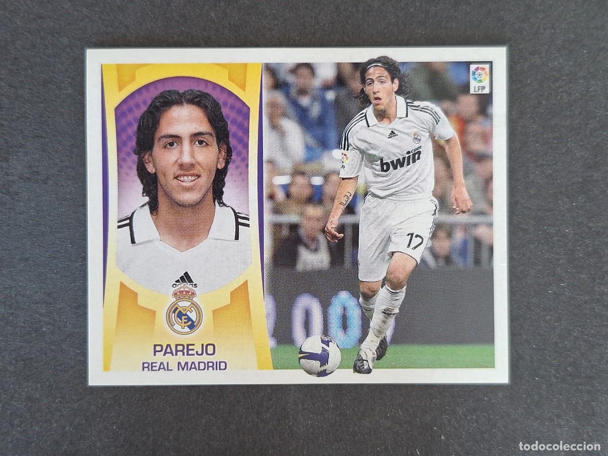 Cromos de f&uacute;tbol: L4 PAREJO REAL MADRID LIGA ESTE 2009 2010 09 10 NUNCA PEGADO SIN PEGAR