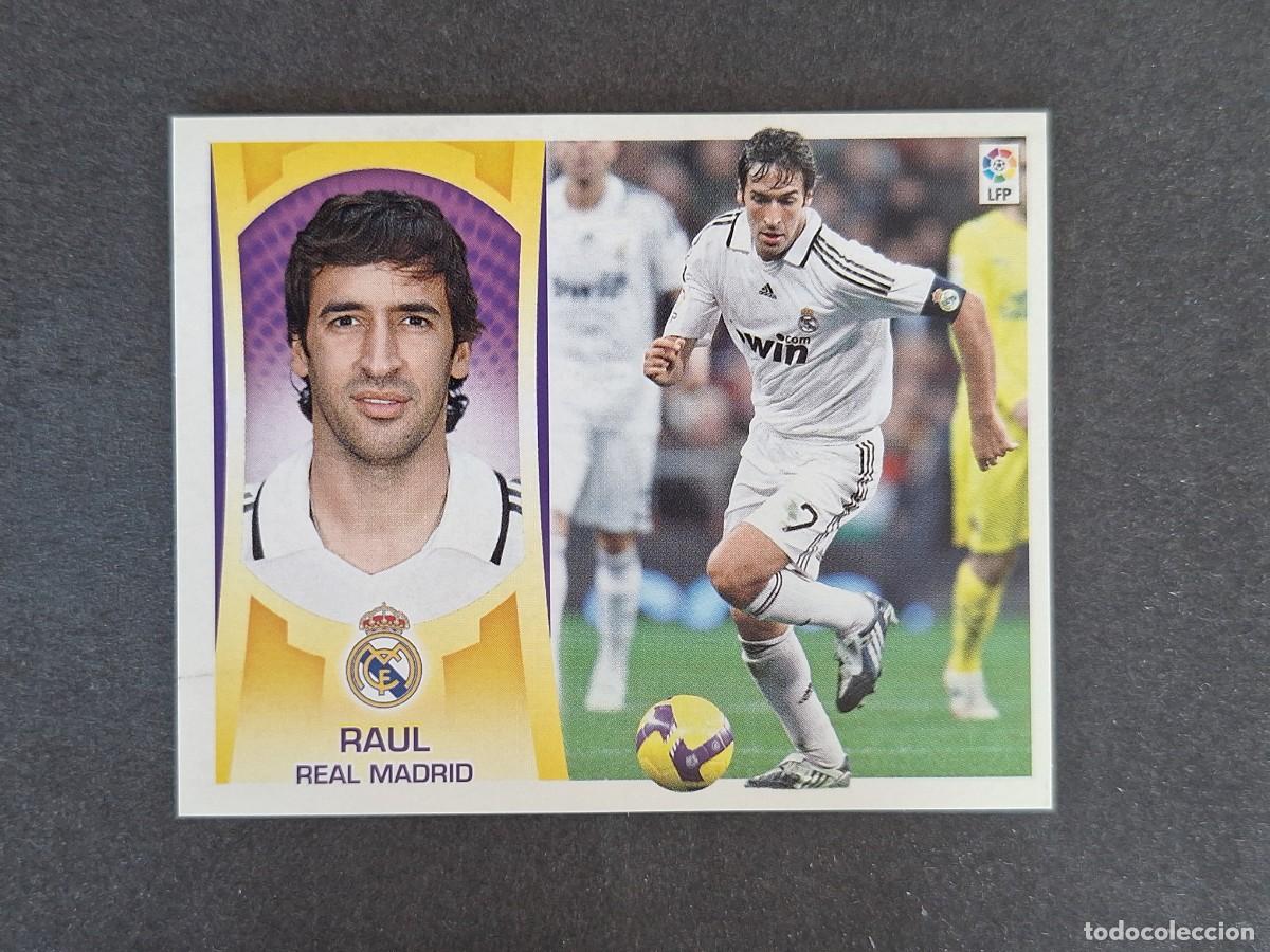 Cromos de f&uacute;tbol: L4 RAUL REAL MADRID LIGA ESTE 2009 2010 09 10 NUNCA PEGADO SIN PEGAR