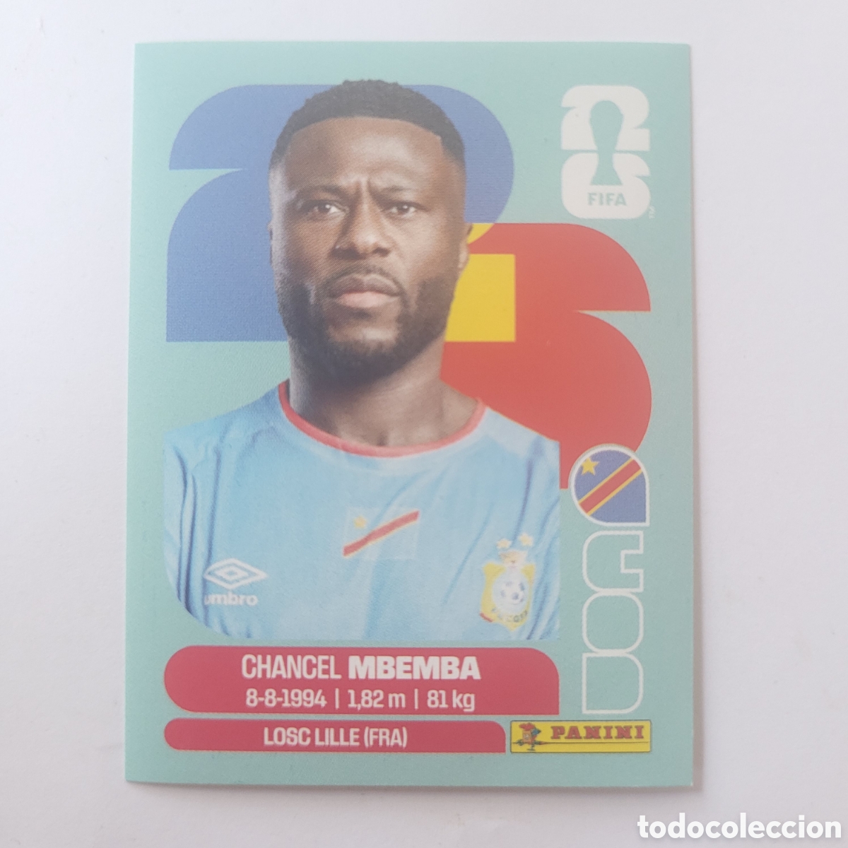 Cromos de f&uacute;tbol: COD 6 Chancel Mbemba / FIFA World Cup 2026