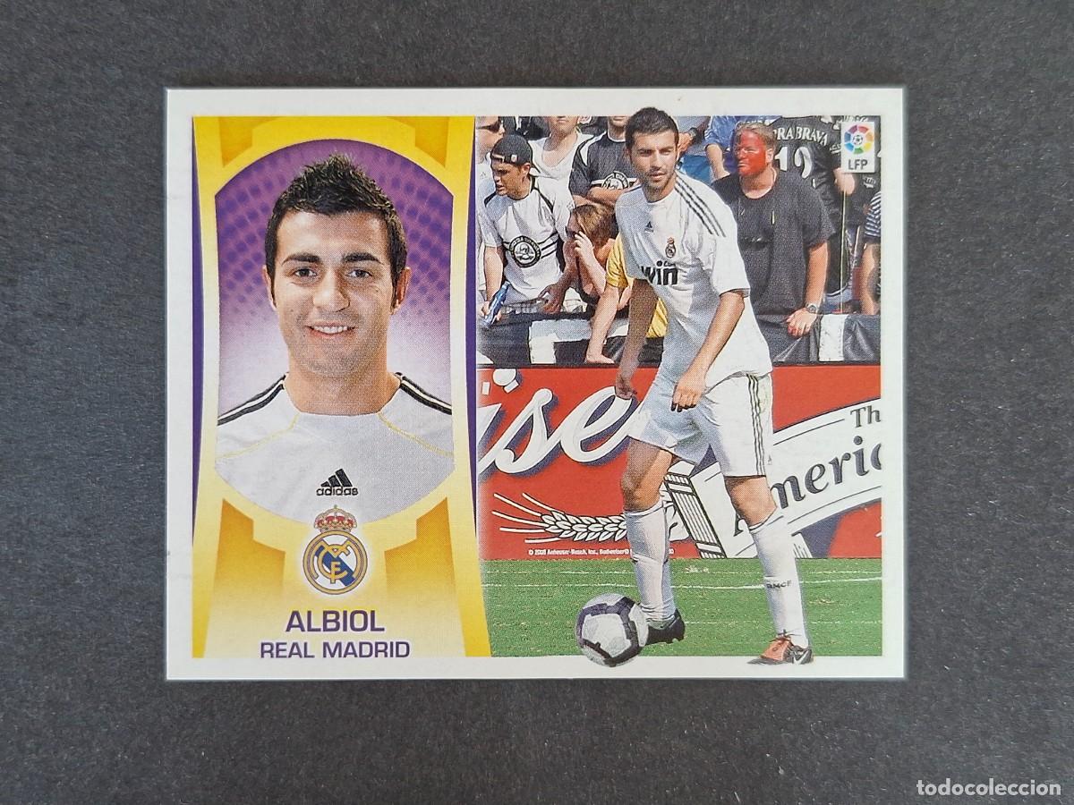 Cromos de f&uacute;tbol: L4 ALBIOL VERSION REAL MADRID LIGA ESTE 2009 2010 09 10 NUNCA PEGADO SIN PEGAR