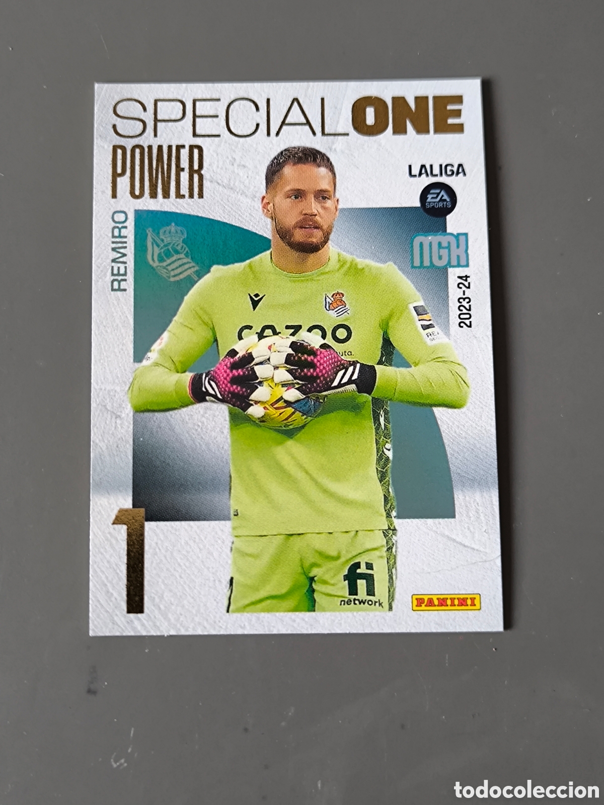 Cromos de f&uacute;tbol: REMIRO P 402 Special One Power Real Sociedad Megacracks MGK 23 24