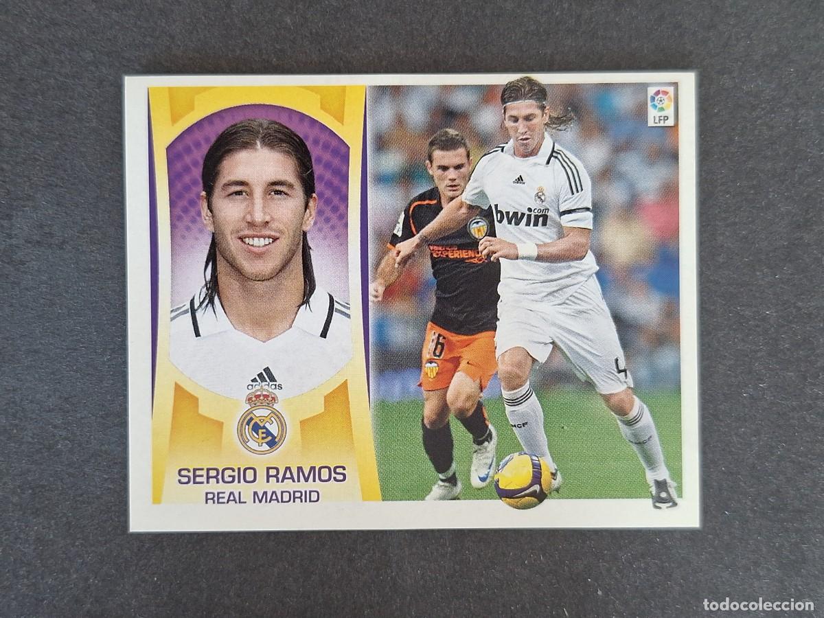 Cromos de f&uacute;tbol: L4 SERGIO RAMOS REAL MADRID LIGA ESTE 2009 2010 09 10 NUNCA PEGADO SIN PEGAR