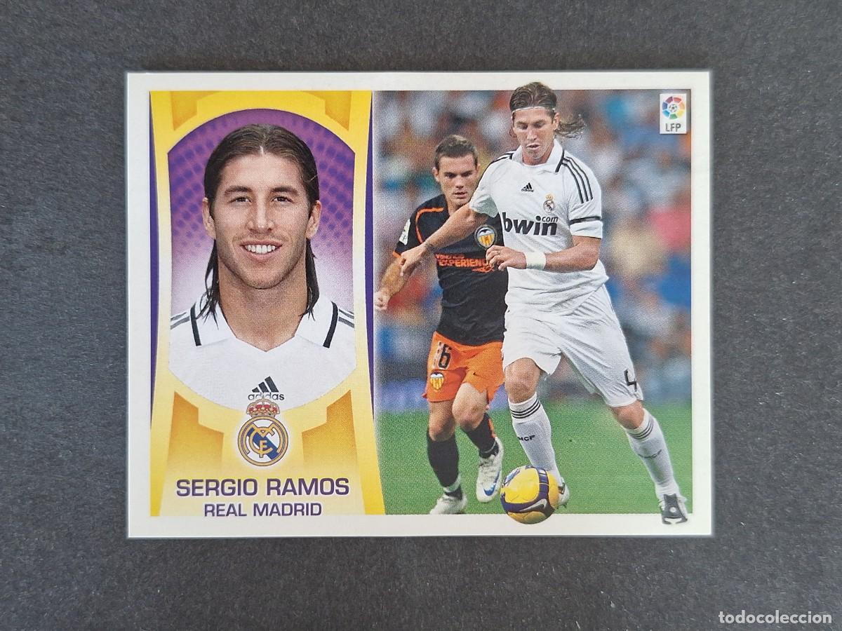 Cromos de f&uacute;tbol: L4 SERGIO RAMOS REAL MADRID LIGA ESTE 2009 2010 09 10 NUNCA PEGADO SIN PEGAR