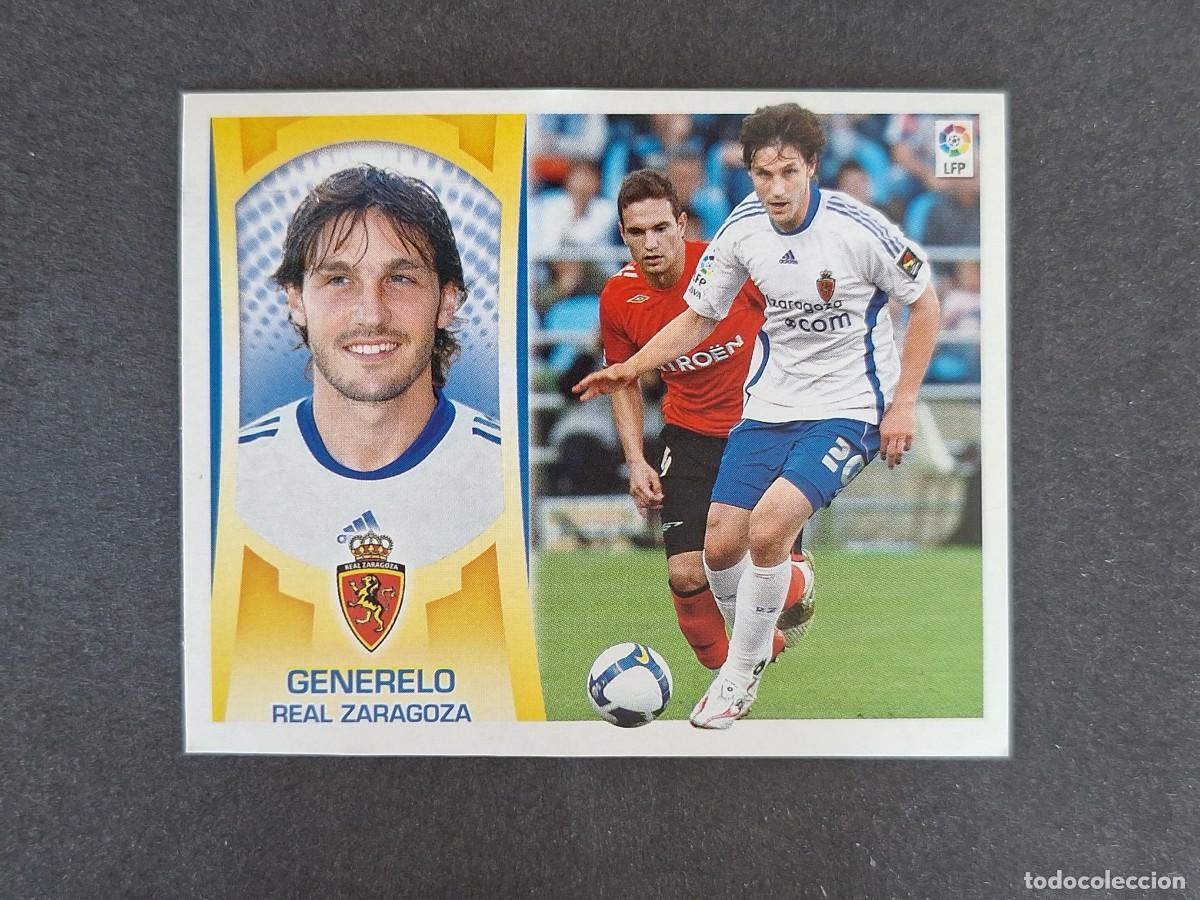 Cromos de f&uacute;tbol: L4 GENERELO REAL ZARAGOZA LIGA ESTE 2009 2010 09 10 NUNCA PEGADO SIN PEGAR