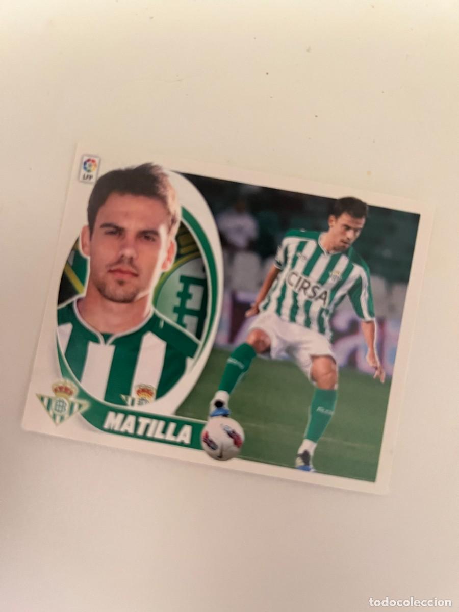 Cromos de f&uacute;tbol: 11 MATILLA REAL BETIS BAJA LIGA 12 13 2012 2013