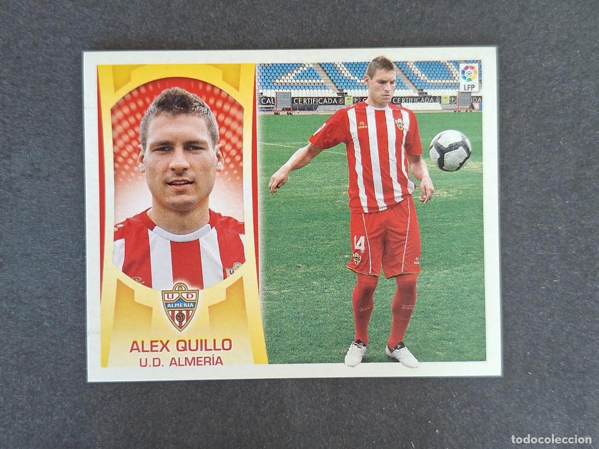 Cromos de f&uacute;tbol: L4 ALEX QUILLO U. D. ALMERIA COLOCA LIGA ESTE 2009 2010 09 10 NUNCA PEGADO SIN PEGAR
