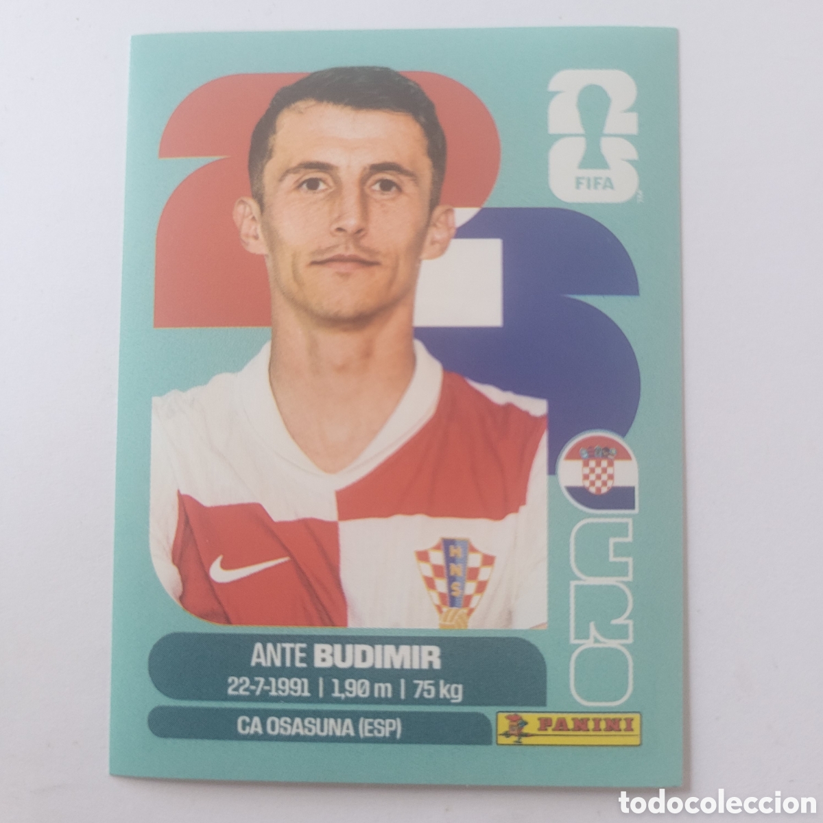 Cromos de f&uacute;tbol: CRO 18 Ante Budimir / FIFA World Cup 2026