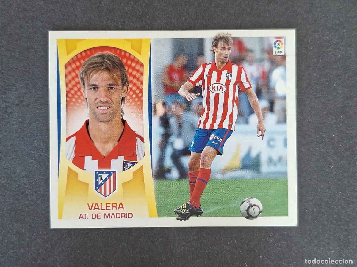 Cromos de f&uacute;tbol: L4 VALERA ATLETICO DE MADRID COLOCA LIGA ESTE 2009 2010 09 10 NUNCA PEGADO SIN PEGAR