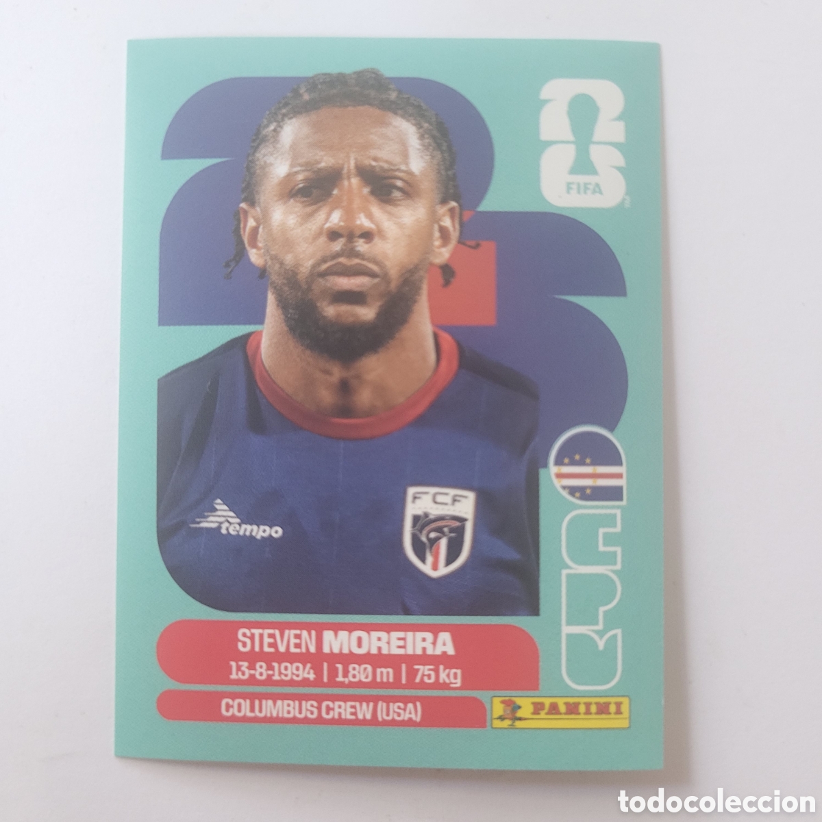 Cromos de f&uacute;tbol: CPV 6 Steven Moreira / FIFA World Cup 2026