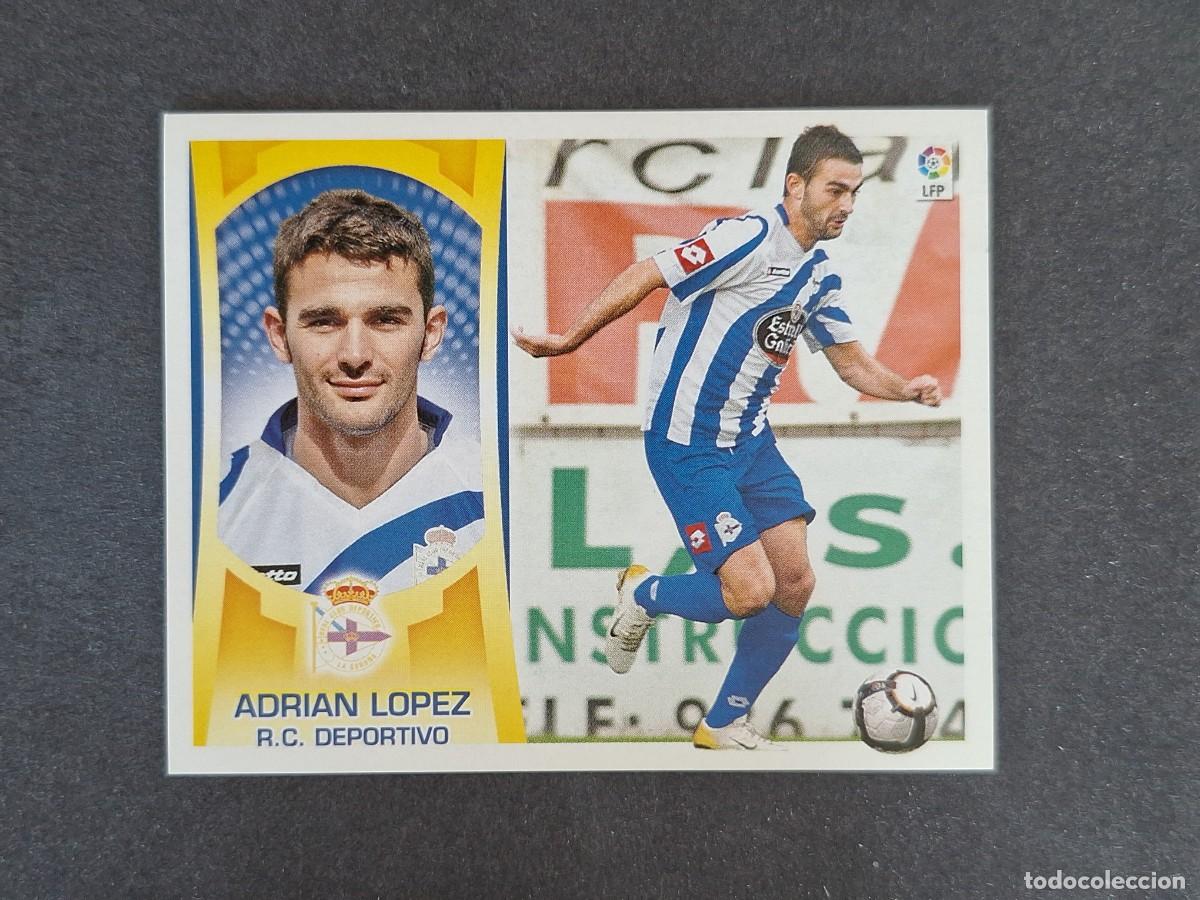 Cromos de f&uacute;tbol: L4 ADRIAN LOPEZ DEPORTIVO DE LA CORU&Ntilde;A COLOCA LIGA ESTE 2009 2010 09 10 NUNCA PEGADO SIN PEGAR