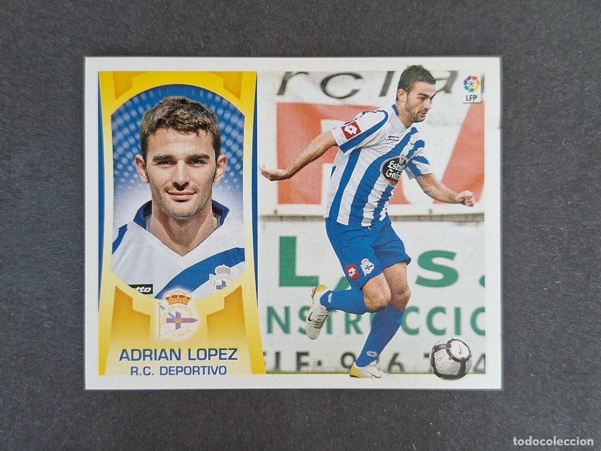 Cromos de f&uacute;tbol: L4 ADRIAN LOPEZ DEPORTIVO DE LA CORU&Ntilde;A COLOCA LIGA ESTE 2009 2010 09 10 NUNCA PEGADO SIN PEGAR