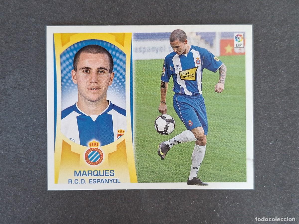 Cromos de f&uacute;tbol: L4 MARQUES R. C. D. ESPA&Ntilde;OL COLOCA LIGA ESTE 2009 2010 09 10 NUNCA PEGADO SIN PEGAR