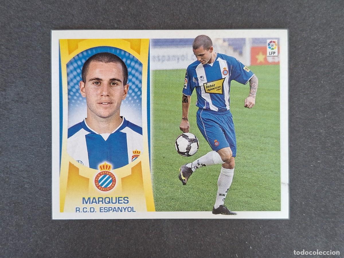 Cromos de f&uacute;tbol: L4 MARQUES R. C. D. ESPA&Ntilde;OL COLOCA LIGA ESTE 2009 2010 09 10 NUNCA PEGADO SIN PEGAR