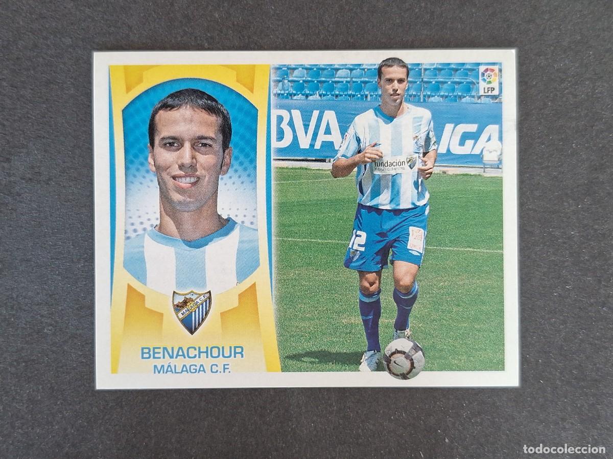 Cromos de f&uacute;tbol: L4 BENACHOUR MALAGA C. F. COLOCA LIGA ESTE 2009 2010 09 10 NUNCA PEGADO SIN PEGAR