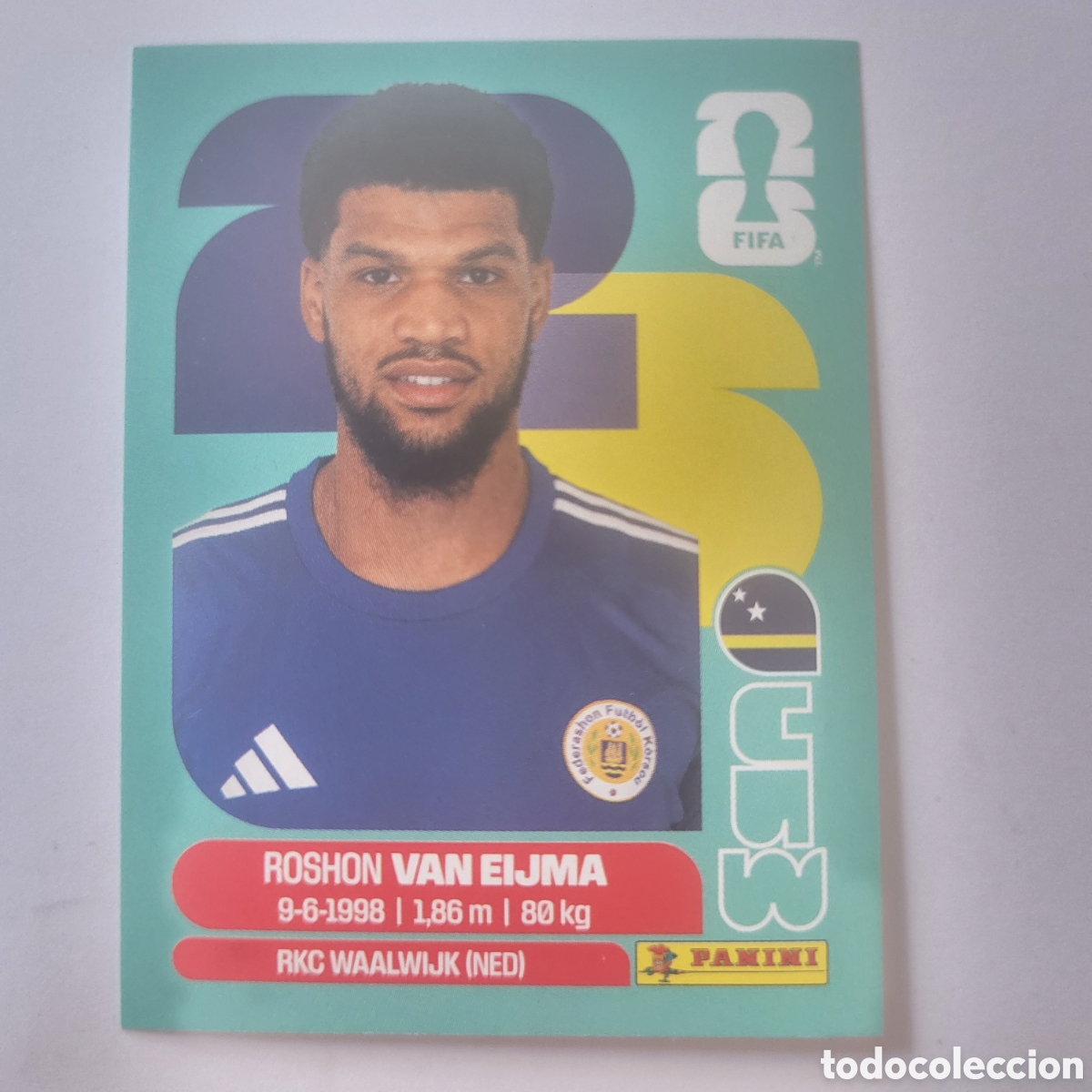 Cromos de f&uacute;tbol: CUW 7 Roshon Van Eijma / FIFA World Cup 2026