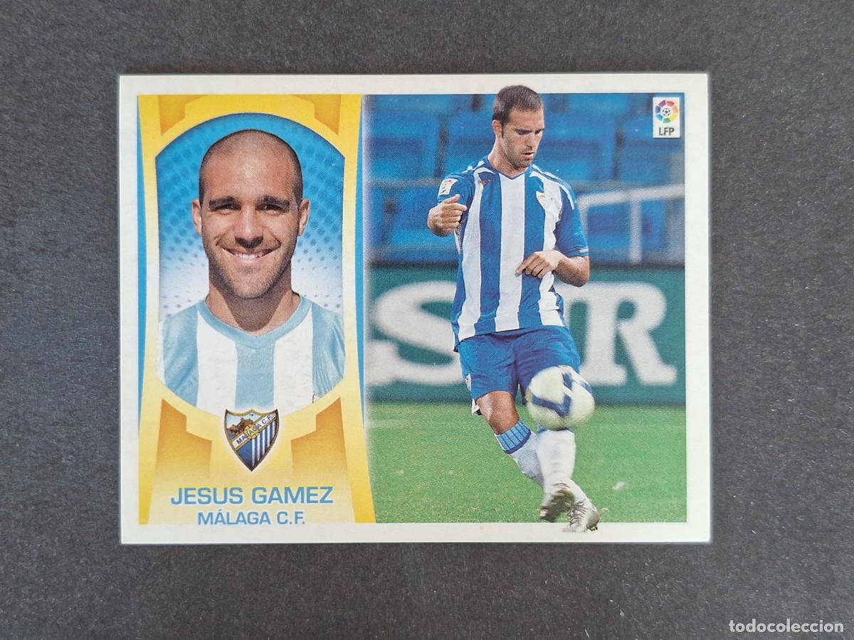 Cromos de f&uacute;tbol: L4 JESUS GAMEZ MALAGA C. F. COLOCA LIGA ESTE 2009 2010 09 10 NUNCA PEGADO SIN PEGAR
