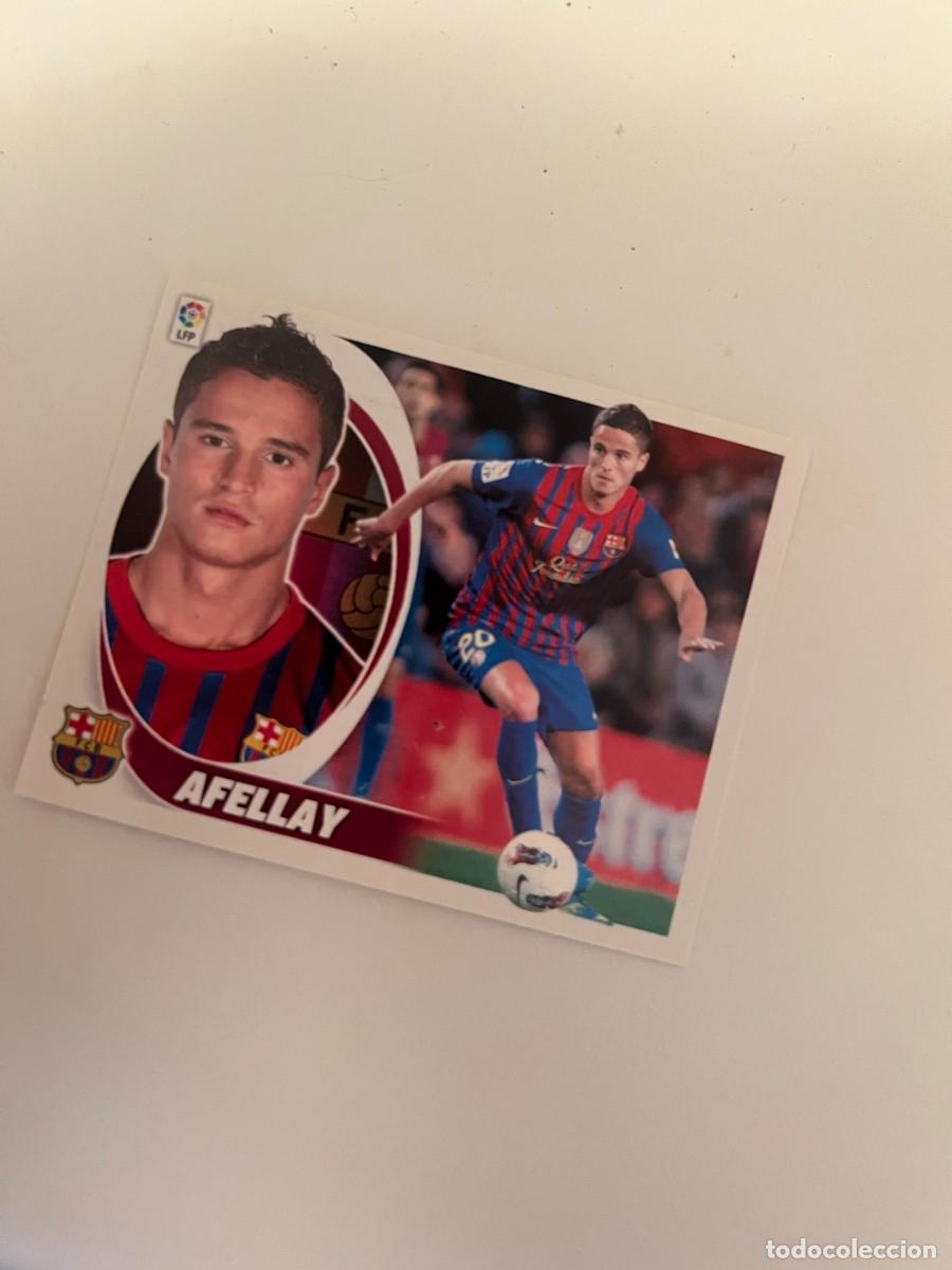 Cromos de f&uacute;tbol: N&ordm; 10 B AFELLAY FC BARCELONA BAJA LIGA 12 13 2012 2013