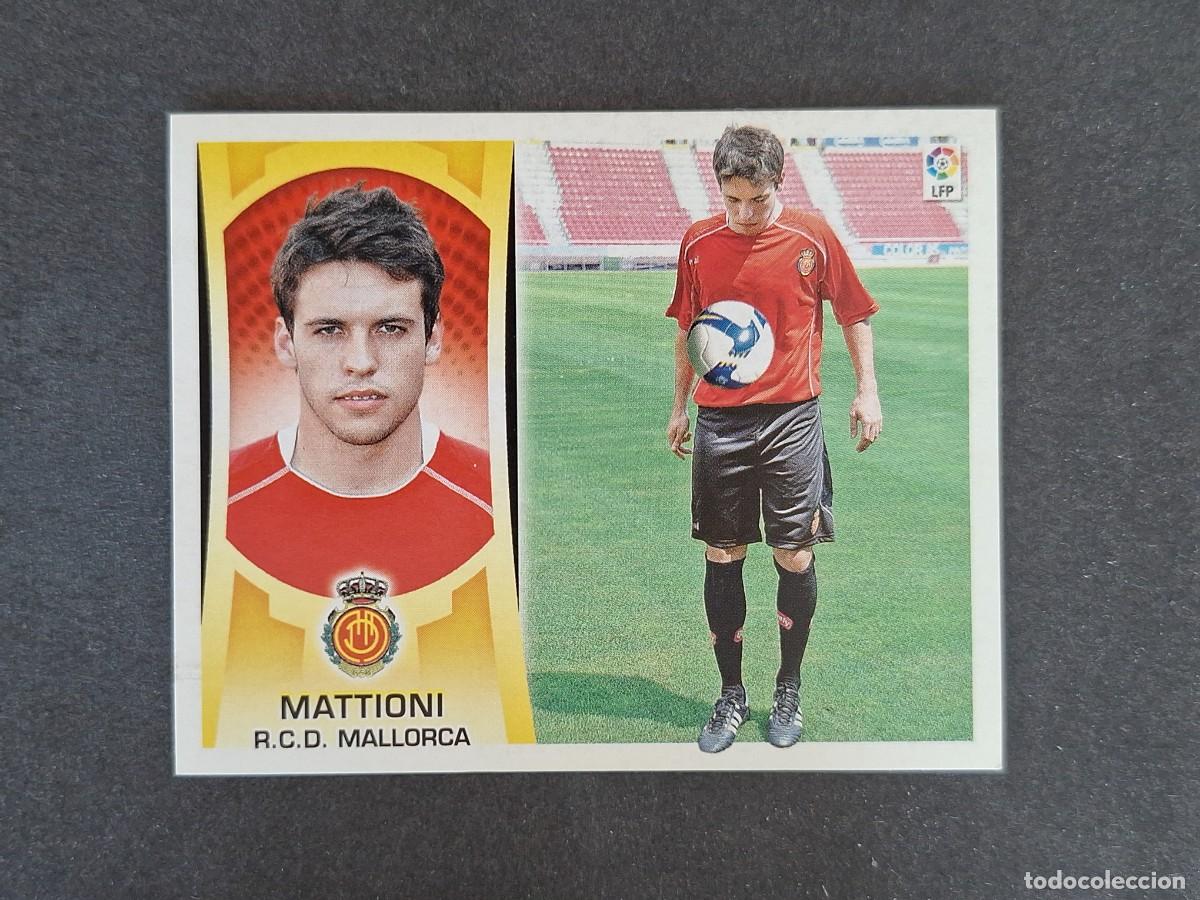 Fu&szlig;ball-Sticker: L4 MATTIONI R. C. D. MALLORCA COLOCA LIGA ESTE 2009 2010 09 10 NUNCA PEGADO SIN PEGAR