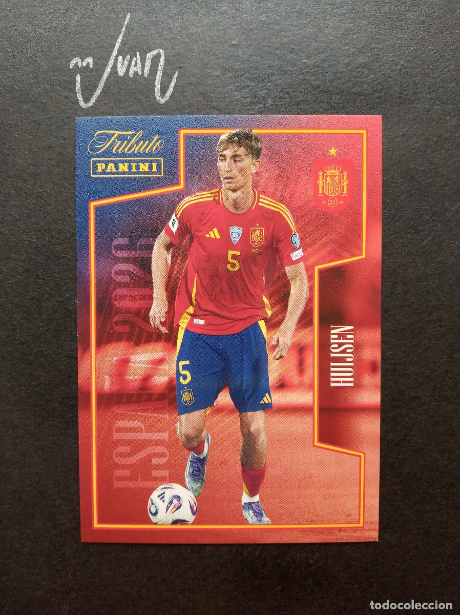 Cromos de f&uacute;tbol: N&ordm; 44 HUIJSEN ESPA&Ntilde;A REAL MADRID ⚽ PANINI &reg; TRIBUTO SELECCION ESPA&Ntilde;OLA 2025 2026 MUNDIAL 25 26 NUEVO