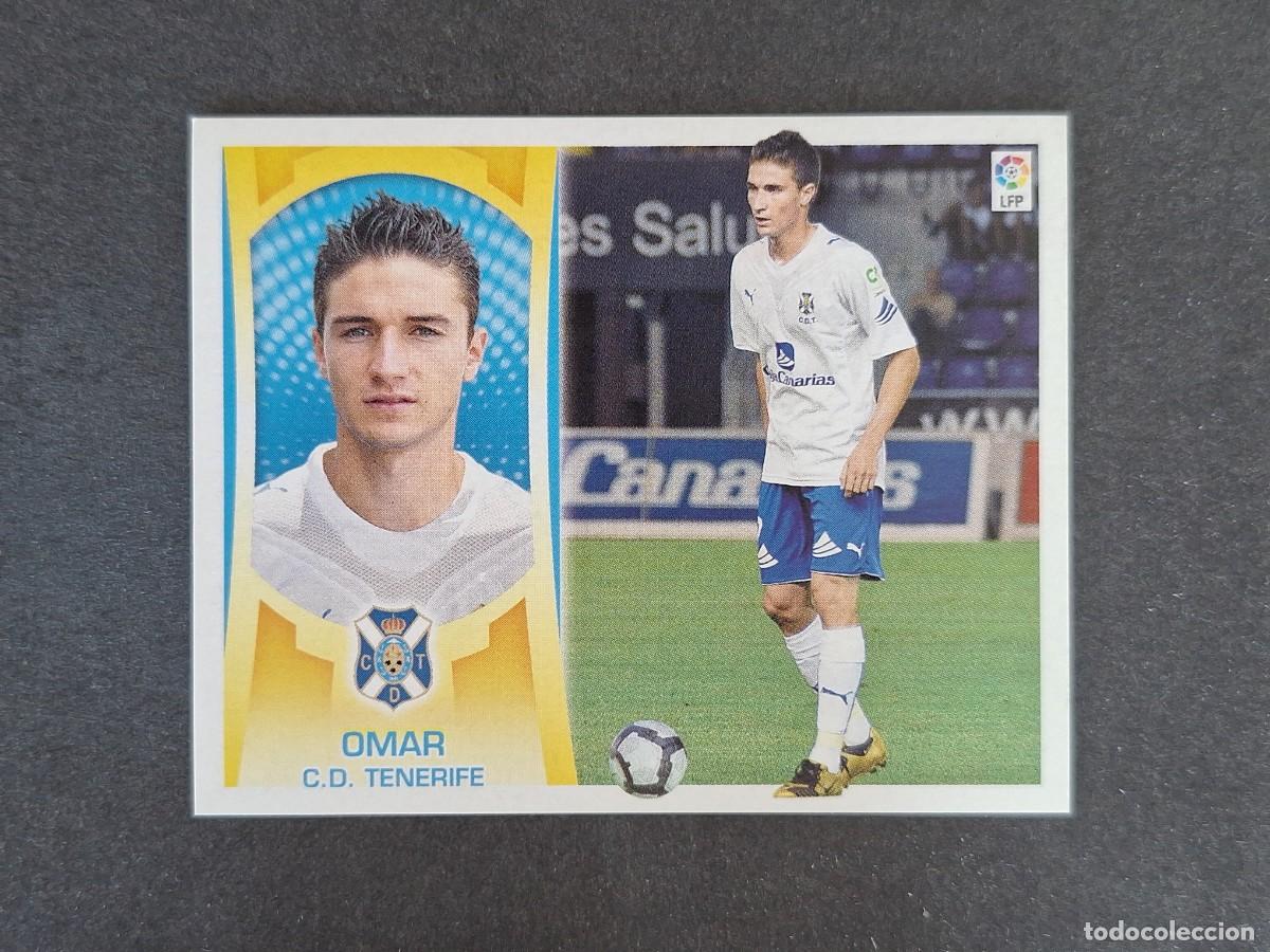 Cromos de f&uacute;tbol: L4 OMAR C. D. TENERIFE COLOCA LIGA ESTE 2009 2010 09 10 NUNCA PEGADO SIN PEGAR