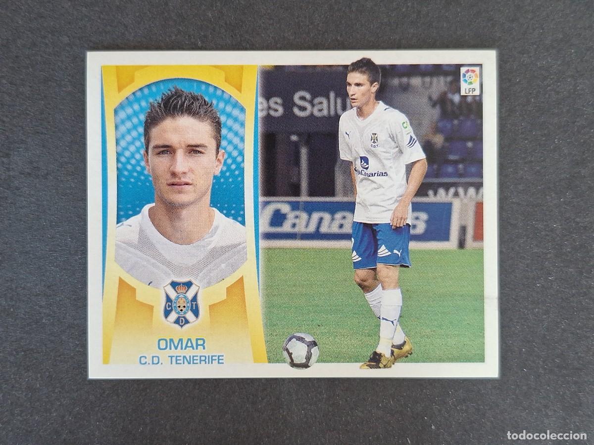Cromos de f&uacute;tbol: L4 OMAR C. D. TENERIFE COLOCA LIGA ESTE 2009 2010 09 10 NUNCA PEGADO SIN PEGAR