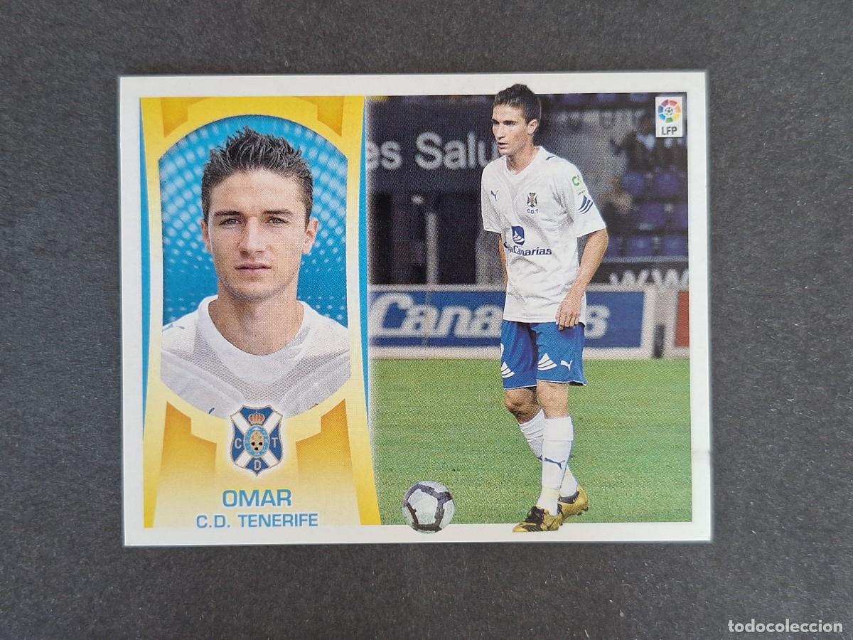 Cromos de f&uacute;tbol: L4 OMAR C. D. TENERIFE COLOCA LIGA ESTE 2009 2010 09 10 NUNCA PEGADO SIN PEGAR