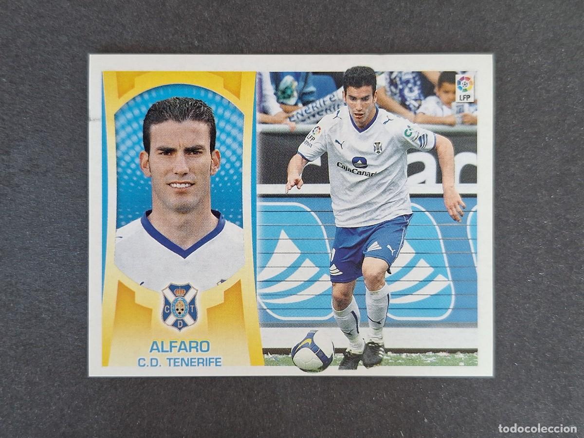 Cromos de f&uacute;tbol: L4 ALFARO C. D. TENERIFE COLOCA LIGA ESTE 2009 2010 09 10 NUNCA PEGADO SIN PEGAR