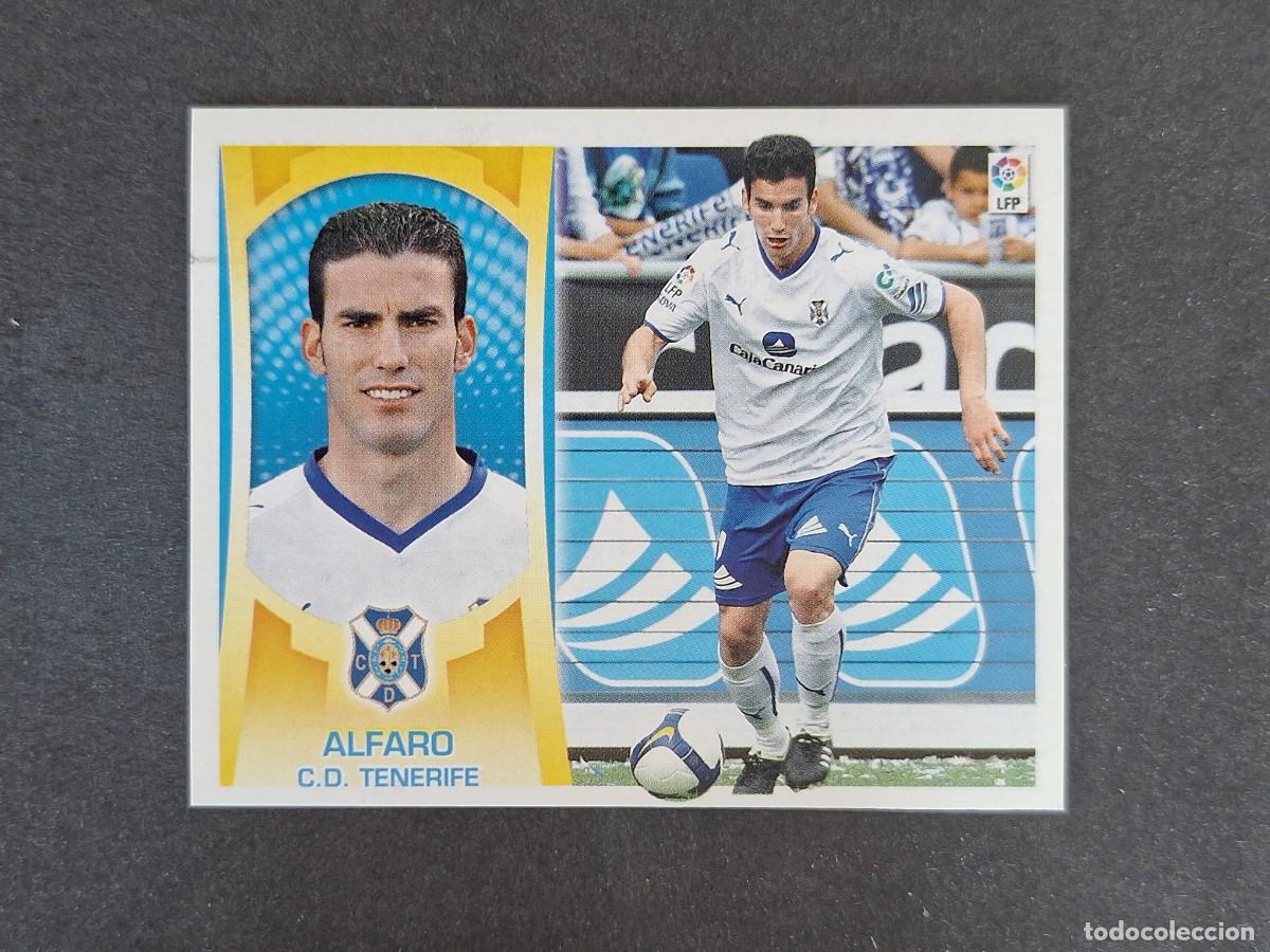Cromos de f&uacute;tbol: L4 ALFARO C. D. TENERIFE COLOCA LIGA ESTE 2009 2010 09 10 NUNCA PEGADO SIN PEGAR
