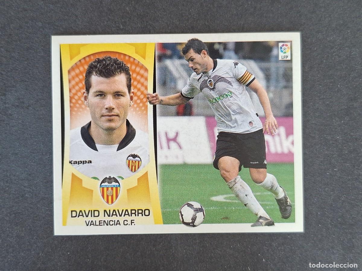 Cromos de f&uacute;tbol: L4 DAVID NAVARRO VALENCIA C. F. COLOCA LIGA ESTE 2009 2010 09 10 NUNCA PEGADO SIN PEGAR