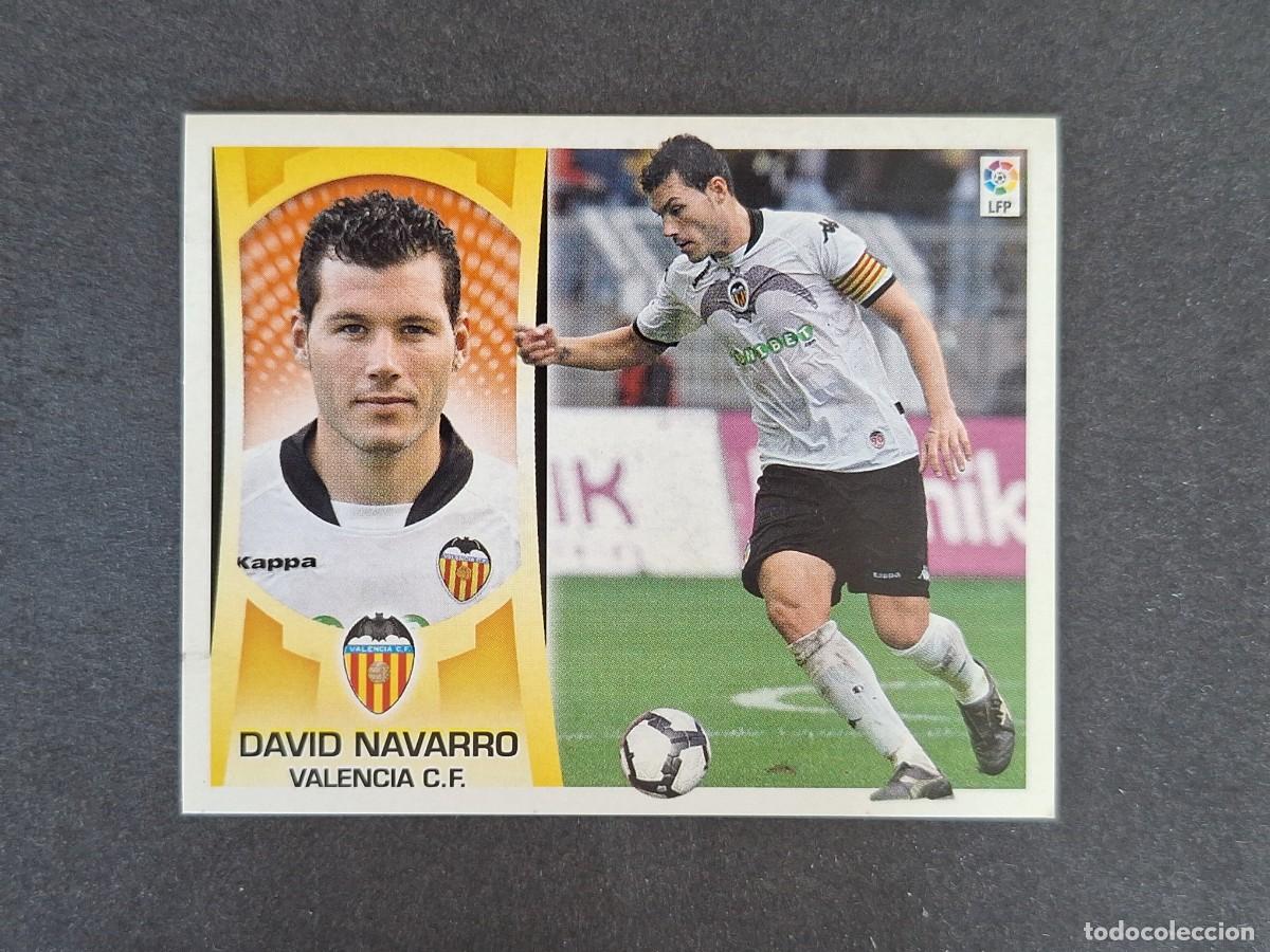 Cromos de f&uacute;tbol: L4 DAVID NAVARRO VALENCIA C. F. COLOCA LIGA ESTE 2009 2010 09 10 NUNCA PEGADO SIN PEGAR