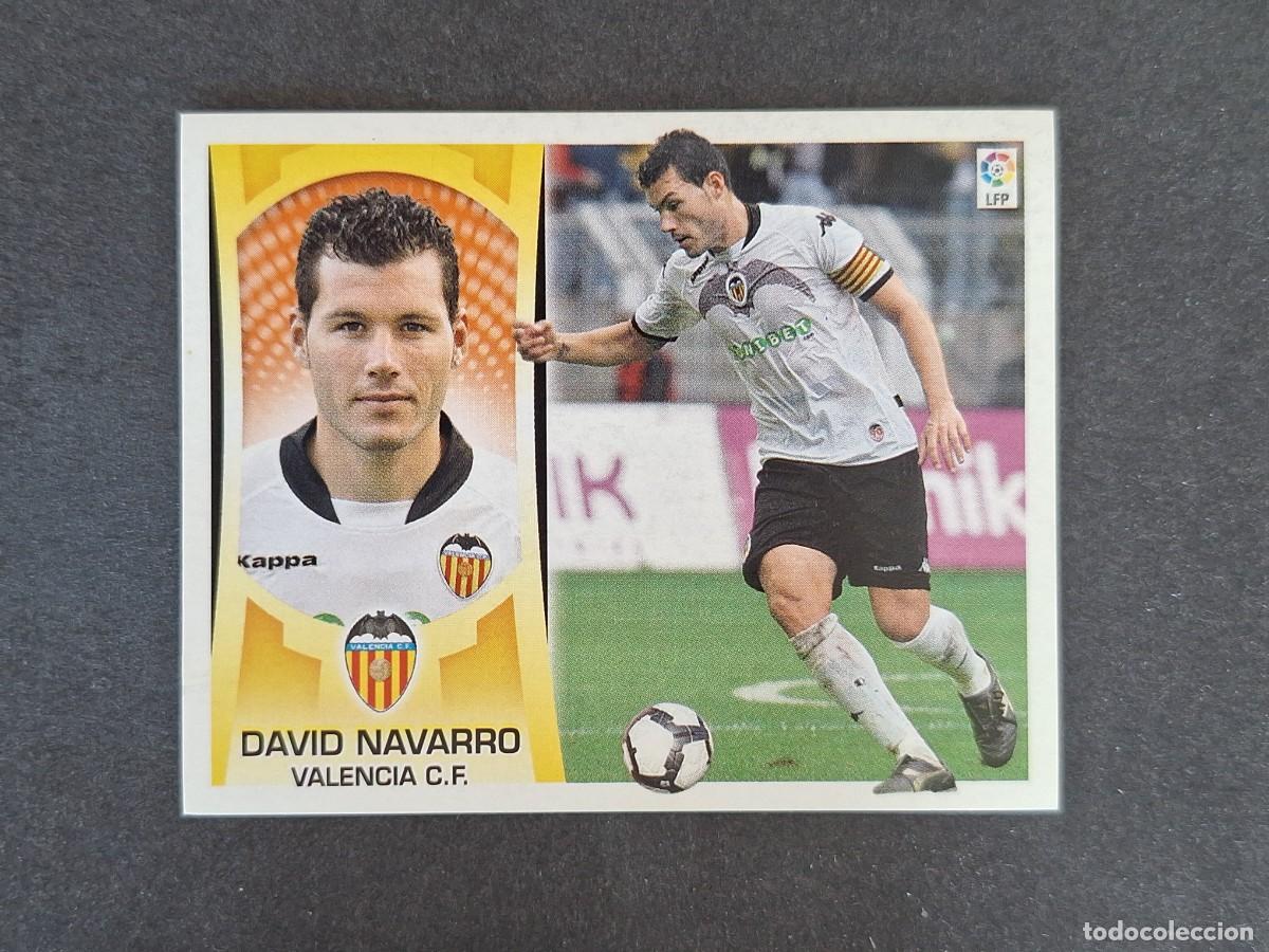 Cromos de f&uacute;tbol: L4 DAVID NAVARRO VALENCIA C. F. COLOCA LIGA ESTE 2009 2010 09 10 NUNCA PEGADO SIN PEGAR
