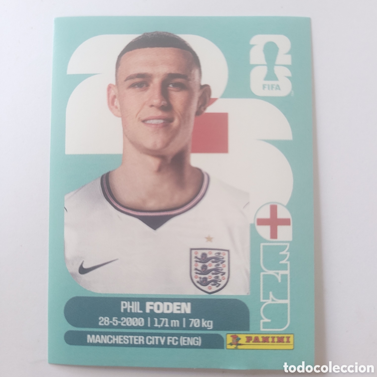 Cromos de f&uacute;tbol: ENG 16 Phil Foden / FIFA World Cup 2026