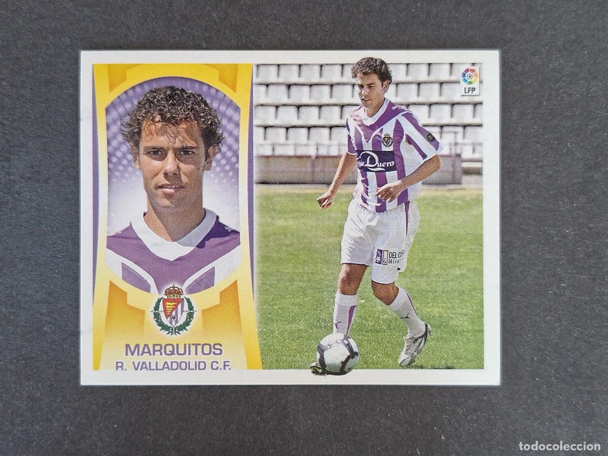 Cromos de f&uacute;tbol: L4 MARQUITOS REAL VALLADOLID COLOCA LIGA ESTE 2009 2010 09 10 NUNCA PEGADO SIN PEGAR