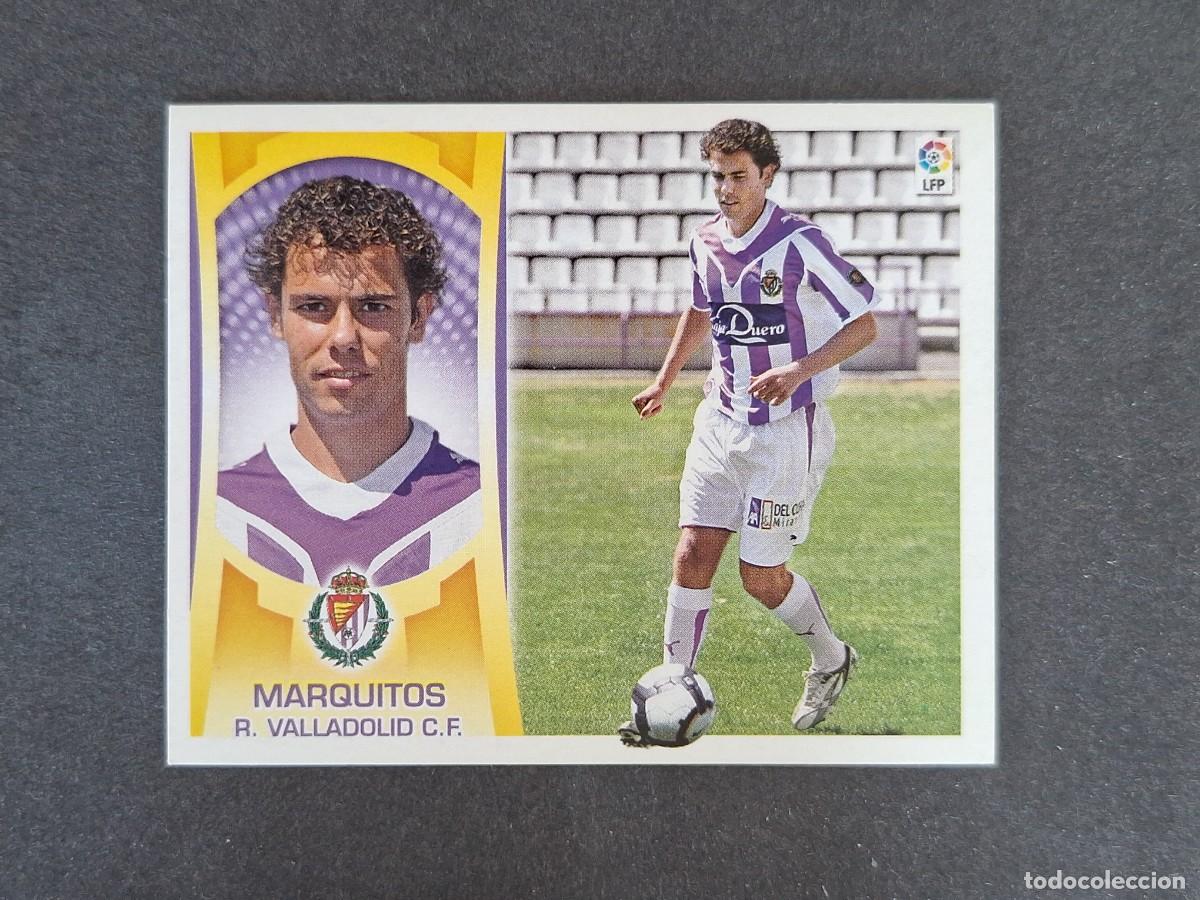Cromos de f&uacute;tbol: L4 MARQUITOS REAL VALLADOLID COLOCA LIGA ESTE 2009 2010 09 10 NUNCA PEGADO SIN PEGAR