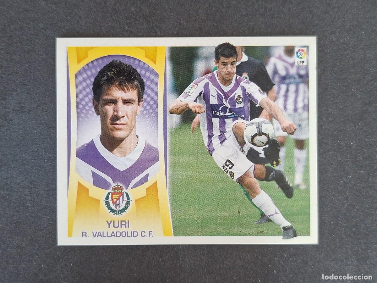Cromos de f&uacute;tbol: L4 YURI REAL VALLADOLID COLOCA LIGA ESTE 2009 2010 09 10 NUNCA PEGADO SIN PEGAR