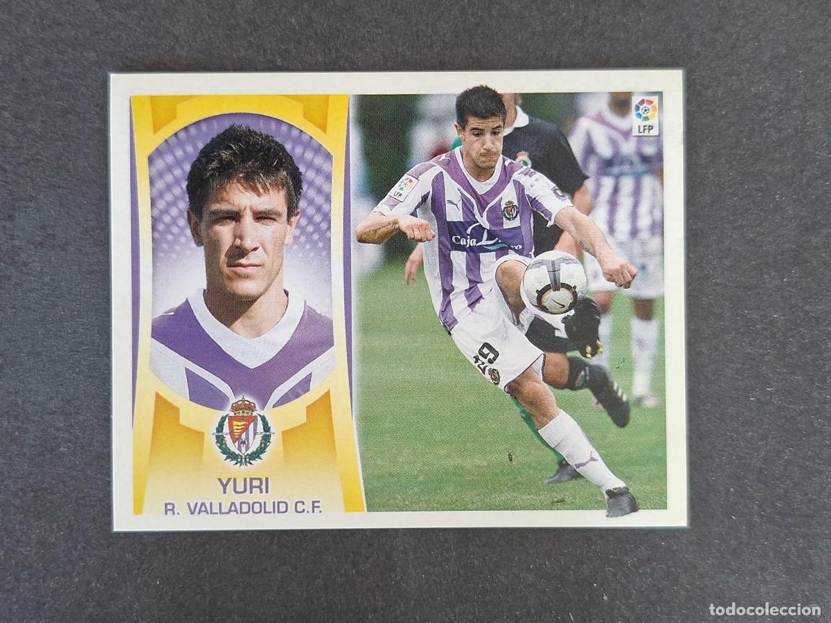 Cromos de f&uacute;tbol: L4 YURI REAL VALLADOLID COLOCA LIGA ESTE 2009 2010 09 10 NUNCA PEGADO SIN PEGAR