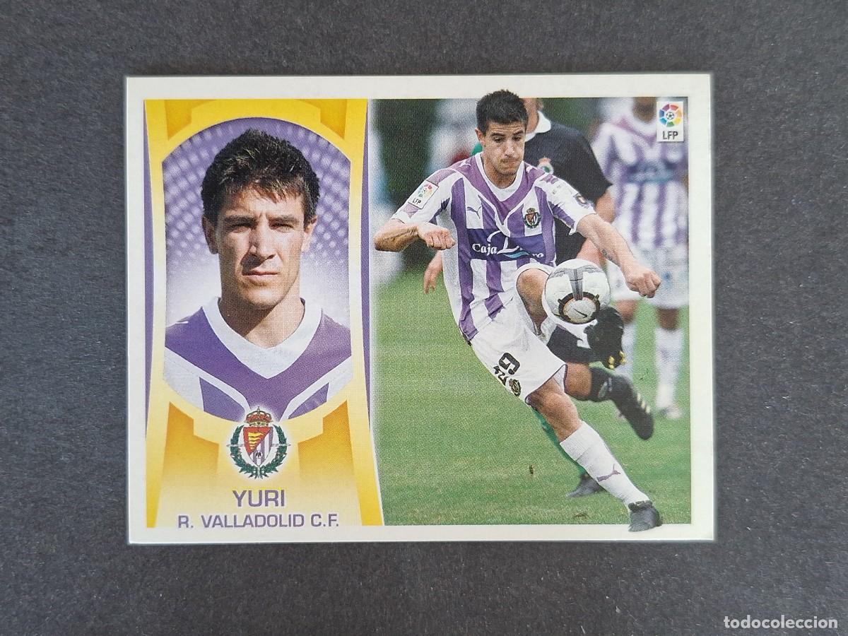 Cromos de f&uacute;tbol: L4 YURI REAL VALLADOLID COLOCA LIGA ESTE 2009 2010 09 10 NUNCA PEGADO SIN PEGAR
