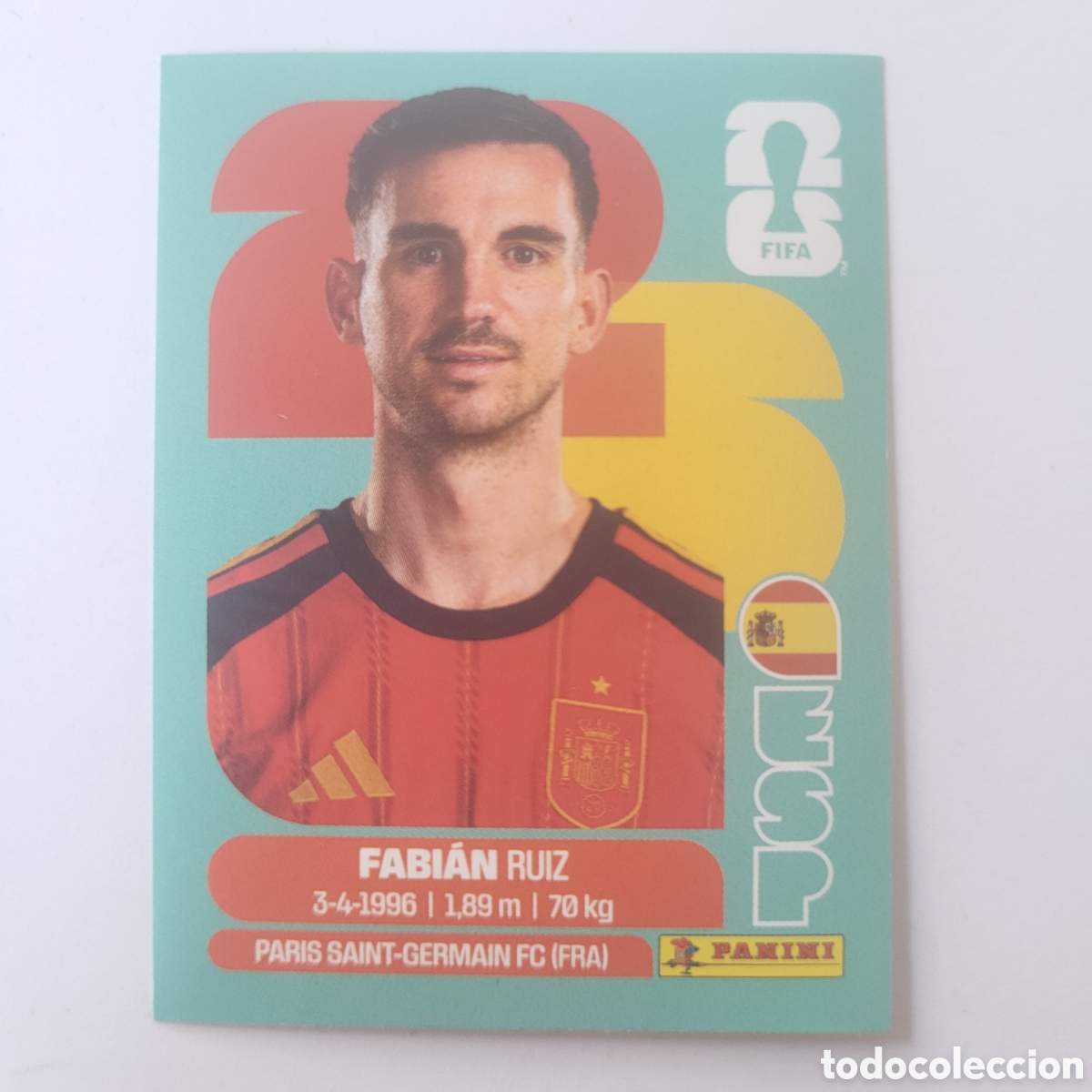 Fu&szlig;ball-Sticker: ESP 12 Fabian Ruiz [Sticker] / FIFA World Cup 2026