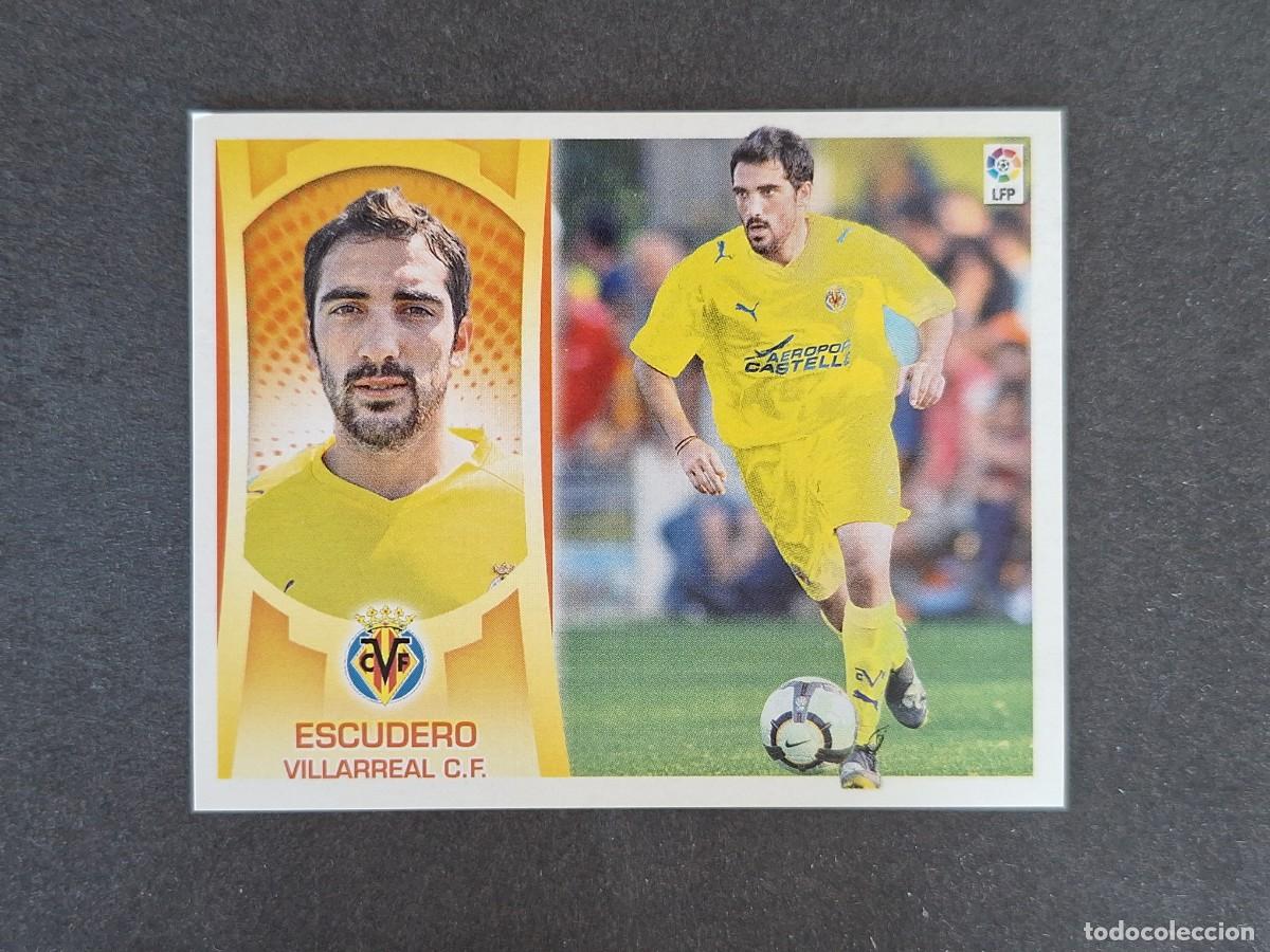 Fu&szlig;ball-Sticker: L4 ESCUDERO VILLARREAL C. F. COLOCA LIGA ESTE 2009 2010 09 10 NUNCA PEGADO SIN PEGAR