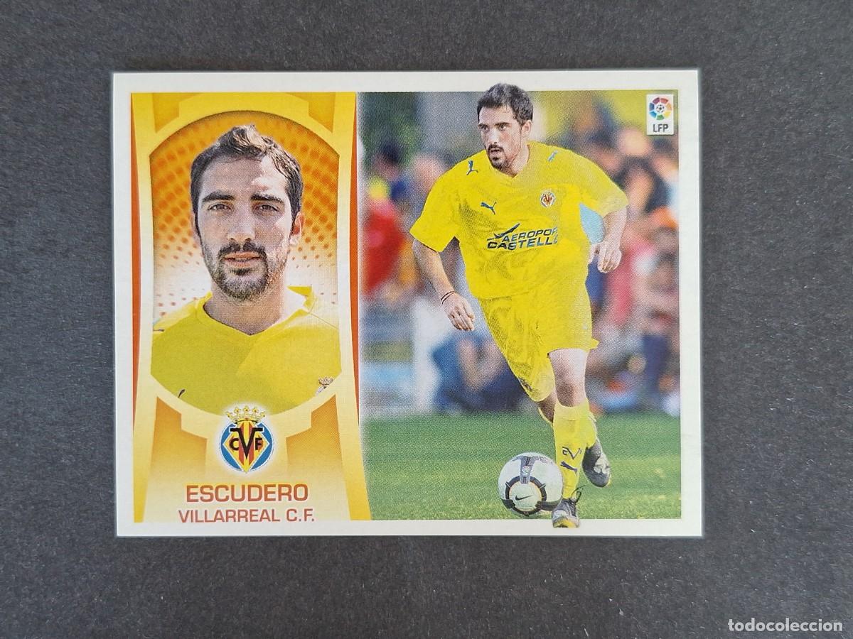 Fu&szlig;ball-Sticker: L4 ESCUDERO VILLARREAL C. F. COLOCA LIGA ESTE 2009 2010 09 10 NUNCA PEGADO SIN PEGAR