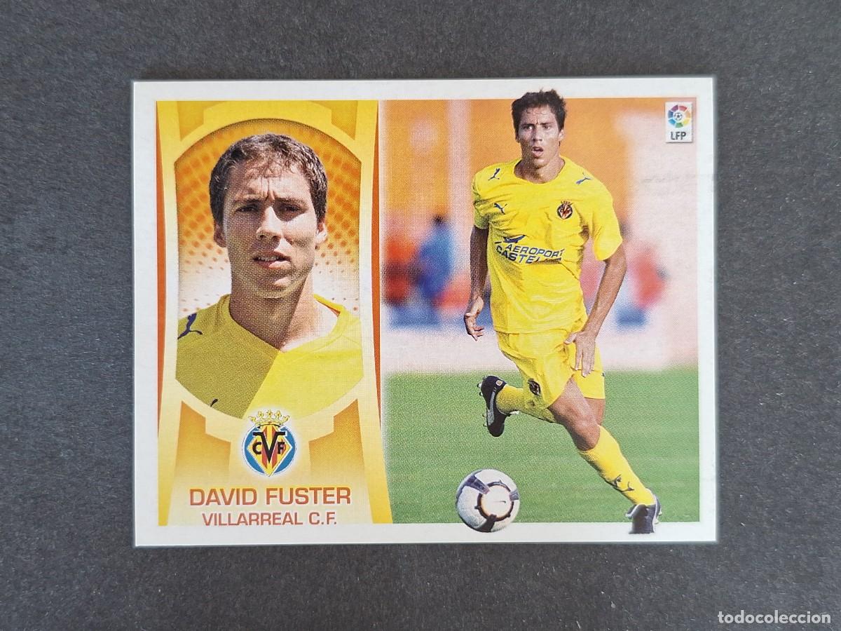 Fu&szlig;ball-Sticker: L4 DAVID FUSTER VILLARREAL C. F. COLOCA LIGA ESTE 2009 2010 09 10 NUNCA PEGADO SIN PEGAR