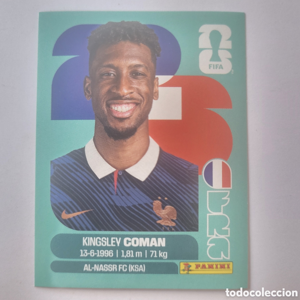 Fu&szlig;ball-Sticker: FRA 16 Kingsley Coman [Sticker] / FIFA World Cup 2026