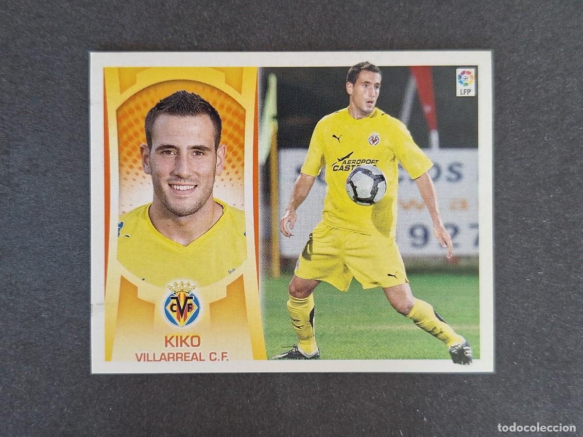 Fu&szlig;ball-Sticker: L4 KIKO VILLARREAL C. F. COLOCA LIGA ESTE 2009 2010 09 10 NUNCA PEGADO SIN PEGAR
