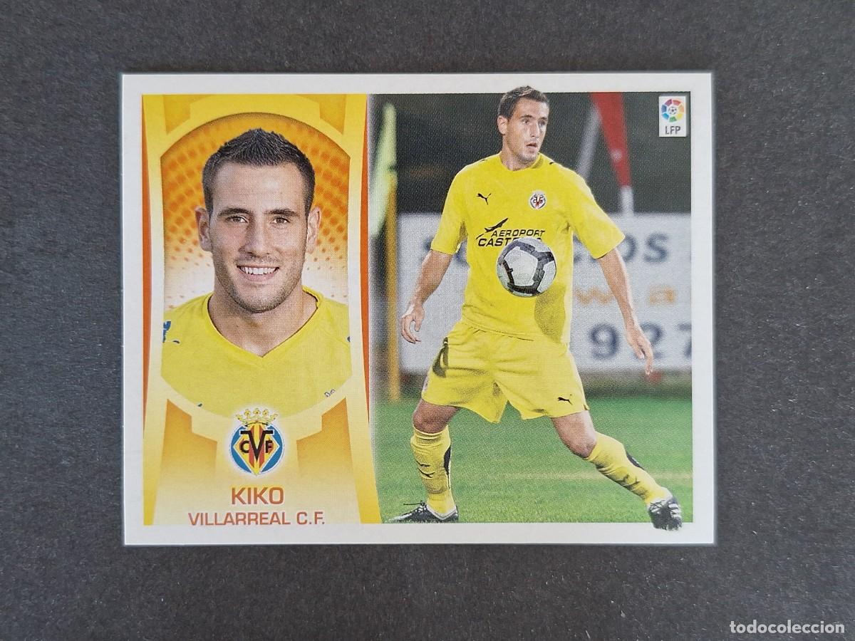 Fu&szlig;ball-Sticker: L4 KIKO VILLARREAL C. F. COLOCA LIGA ESTE 2009 2010 09 10 NUNCA PEGADO SIN PEGAR