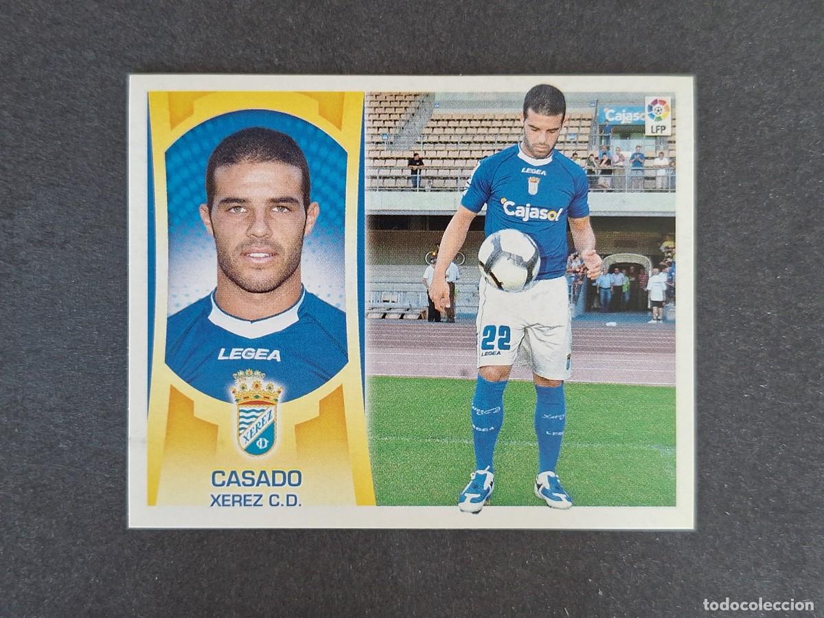 Fu&szlig;ball-Sticker: L4 CASADO JEREZ XEREZ C. D. COLOCA LIGA ESTE 2009 2010 09 10 NUNCA PEGADO SIN PEGAR