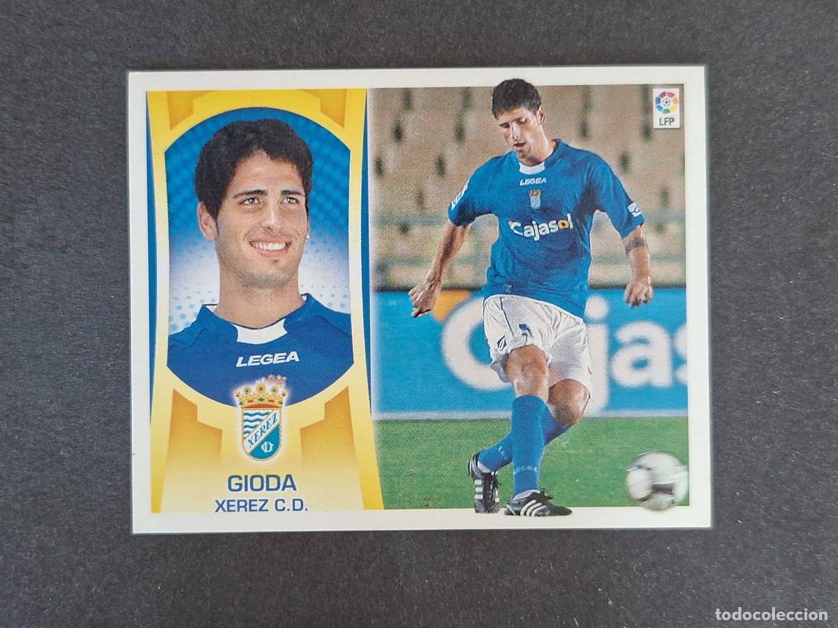 Fu&szlig;ball-Sticker: L4 GIODA JEREZ XEREZ C. D. COLOCA LIGA ESTE 2009 2010 09 10 NUNCA PEGADO SIN PEGAR