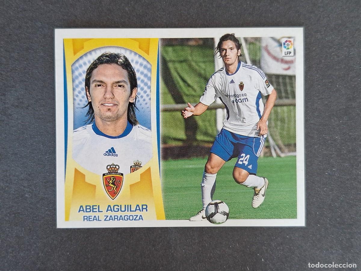 Cromos de f&uacute;tbol: L4 ABEL AGUILAR REAL ZARAGOZA COLOCA LIGA ESTE 2009 2010 09 10 NUNCA PEGADO SIN PEGAR
