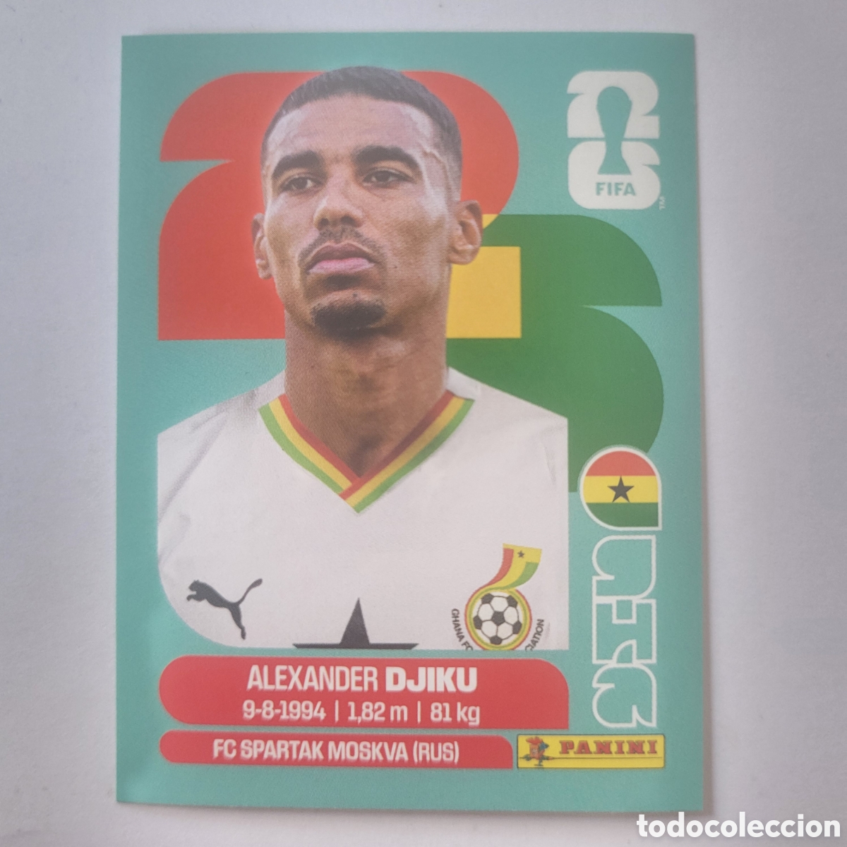 Cromos de f&uacute;tbol: GHA 6 Alexander Djiku / FIFA World Cup 2026