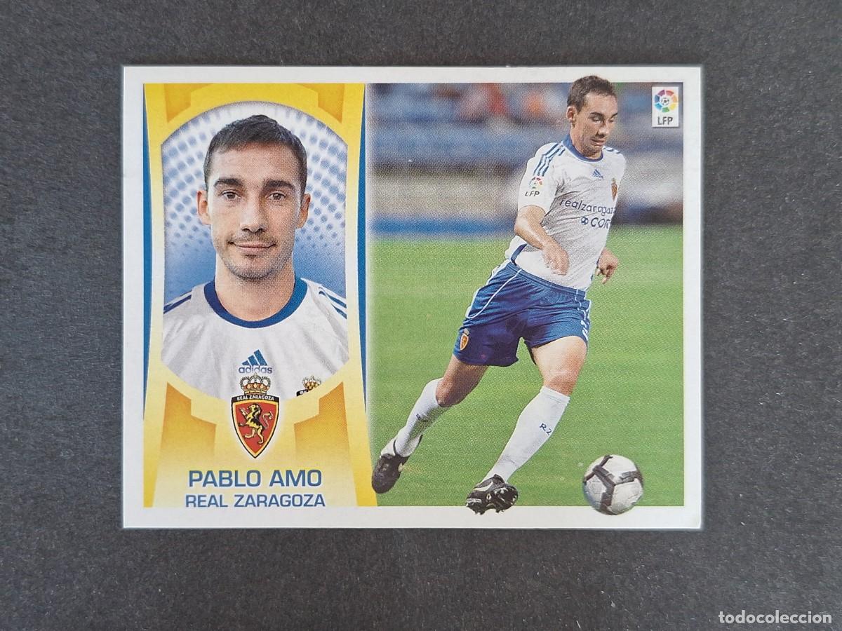 Cromos de f&uacute;tbol: L4 PABLO AMO REAL ZARAGOZA COLOCA LIGA ESTE 2009 2010 09 10 NUNCA PEGADO SIN PEGAR
